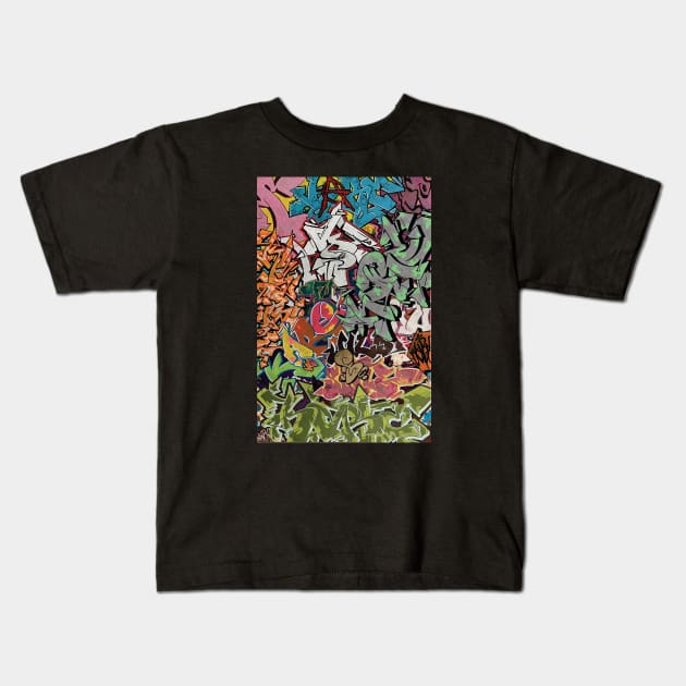 Kare Classic Collage Kids T-Shirt by Afuphilly